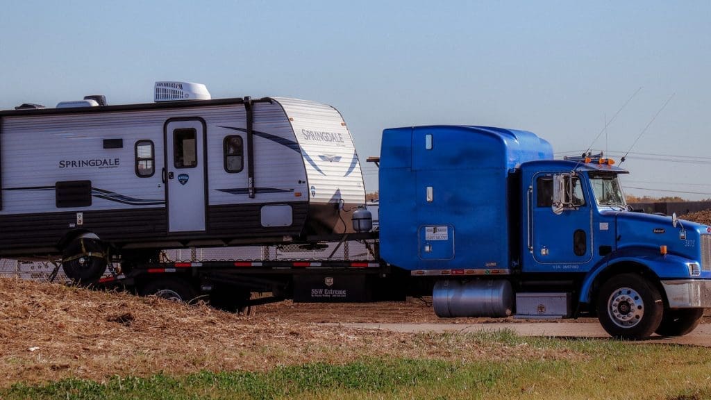 Tow away RV transport